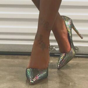 DELICIOUS POINTED TOE WOMEN"S D'ORSAY HIGH HEEL STILETTOS PUMP SHOES